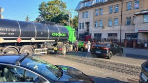 Дорожня пригода за участю бензовоза у Львові