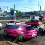 У Львові зафіксували яскраві автомобілі незвичайних кольорів