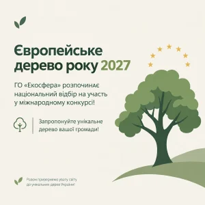 Громади Львівщини запрошують подати дерева для конкурсу «Європейське дерево року 2027»
