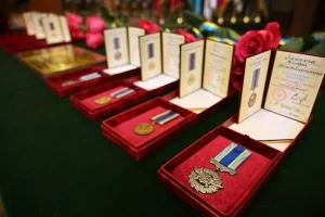 У Львові відзначили посмертними нагородами сім’ї загиблих прикордонників