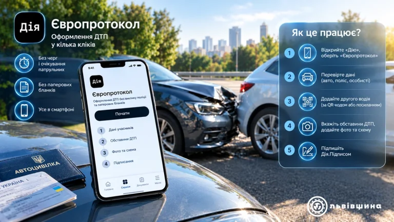 Як правильно оформити ДТП без участі поліції та паперових бланків